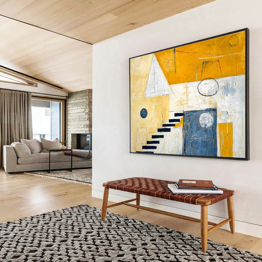 Minimalist Geometric Forms Art for Scandinavian - Style Home & Minimalist Gallery SC392