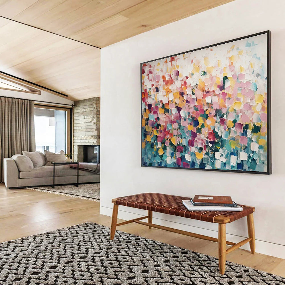 Color Block Abstract Art for Creative Agency Breakout Zone Walls DLZ3266