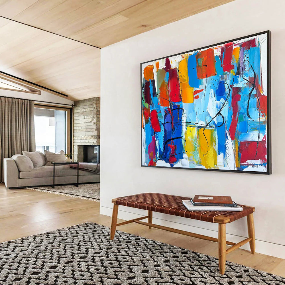 Colorful Block Abstract for Creative Coworking Space DLZ2989