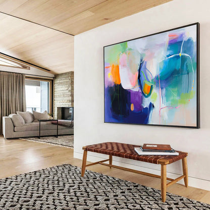 Colorful Abstract Fusion Art for Creative Art Gallery & Trendy Lounge SC312