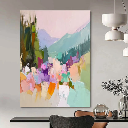 Colorful Mountain Village for Nursery & Creative Studio STSC104