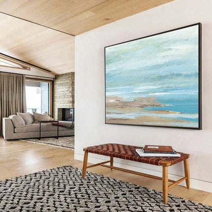 Fresh Beach Abstract Art for Relaxing Sunroom DLZ2805