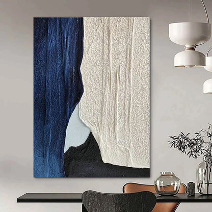 Fabric Collage Abstract Art for Bohemian Living Room & Textile Art Gallery DLZ2247