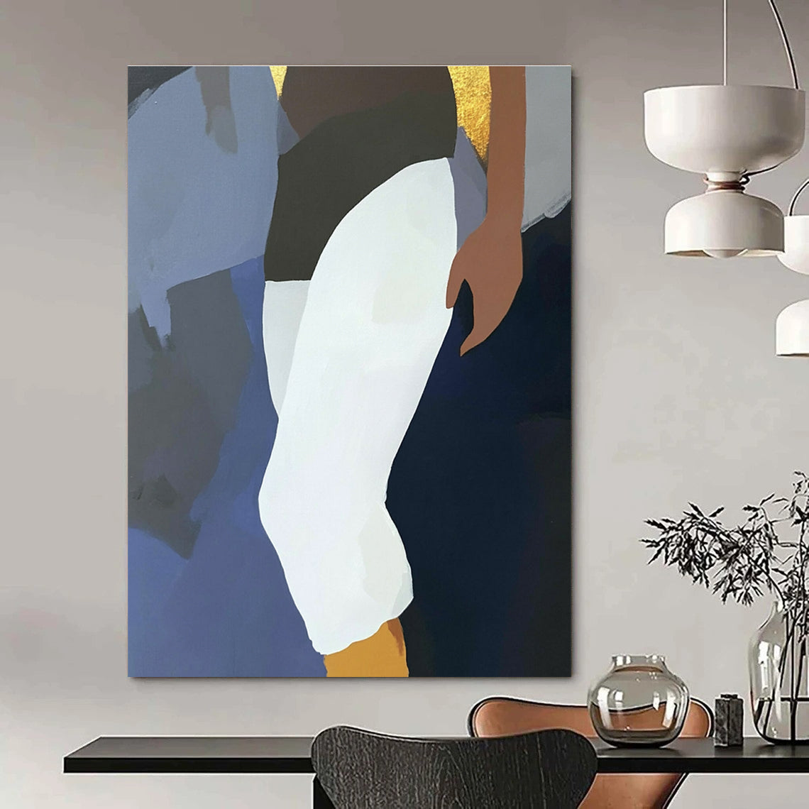 Abstract Figure Lower Body Art for Fashion - Forward Boutique & Modern Art - Lovers’ Home STSC936
