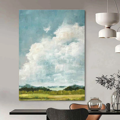 Cloud Landscape Oil Art for Country Home Kitchens DLZ0272