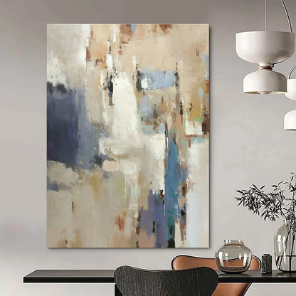 Soft - Toned Abstract Art for Living Room & Study DLZ0501