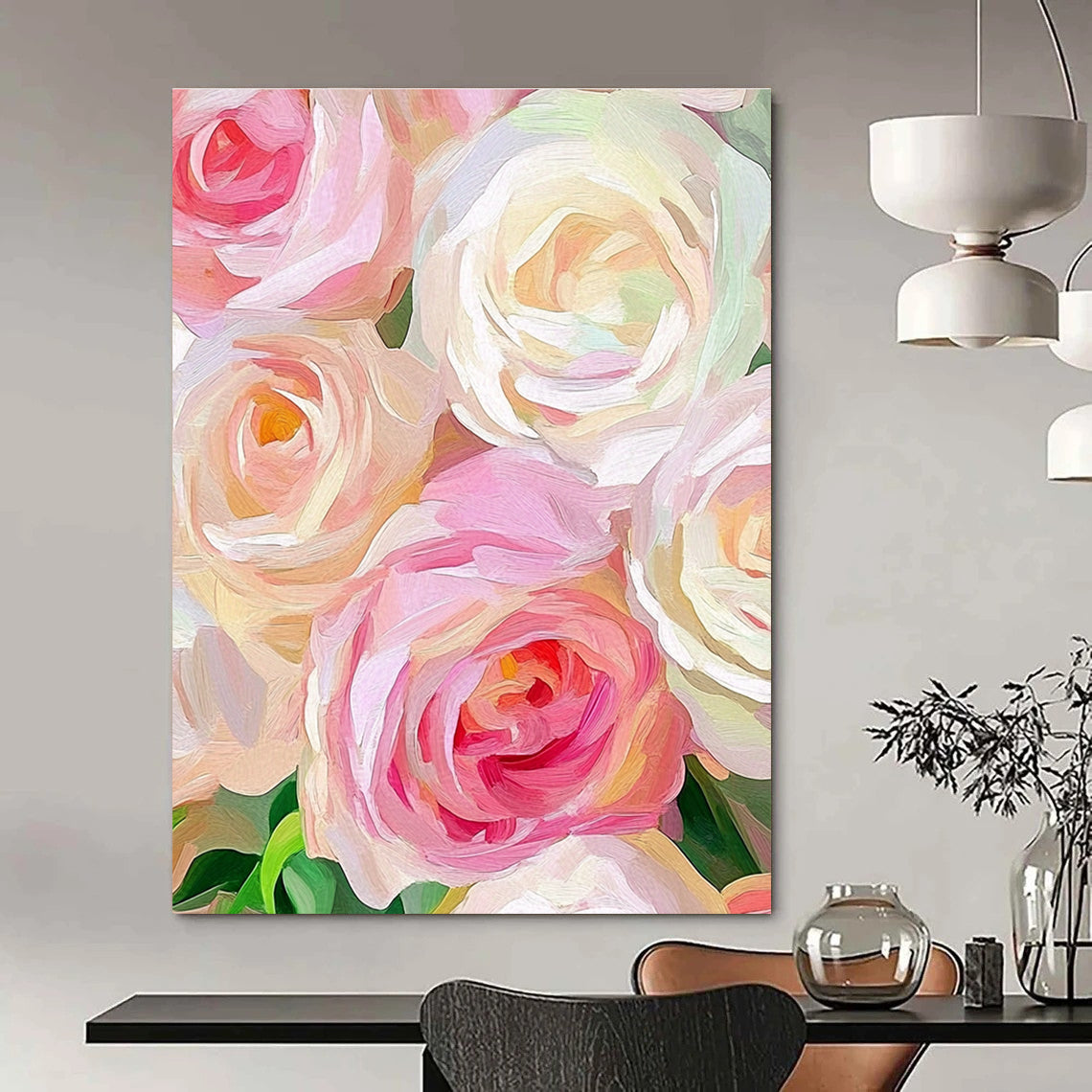 Pastel Rose Bouquet for Romantic Wedding Venue & Feminine Boudoir STSC944