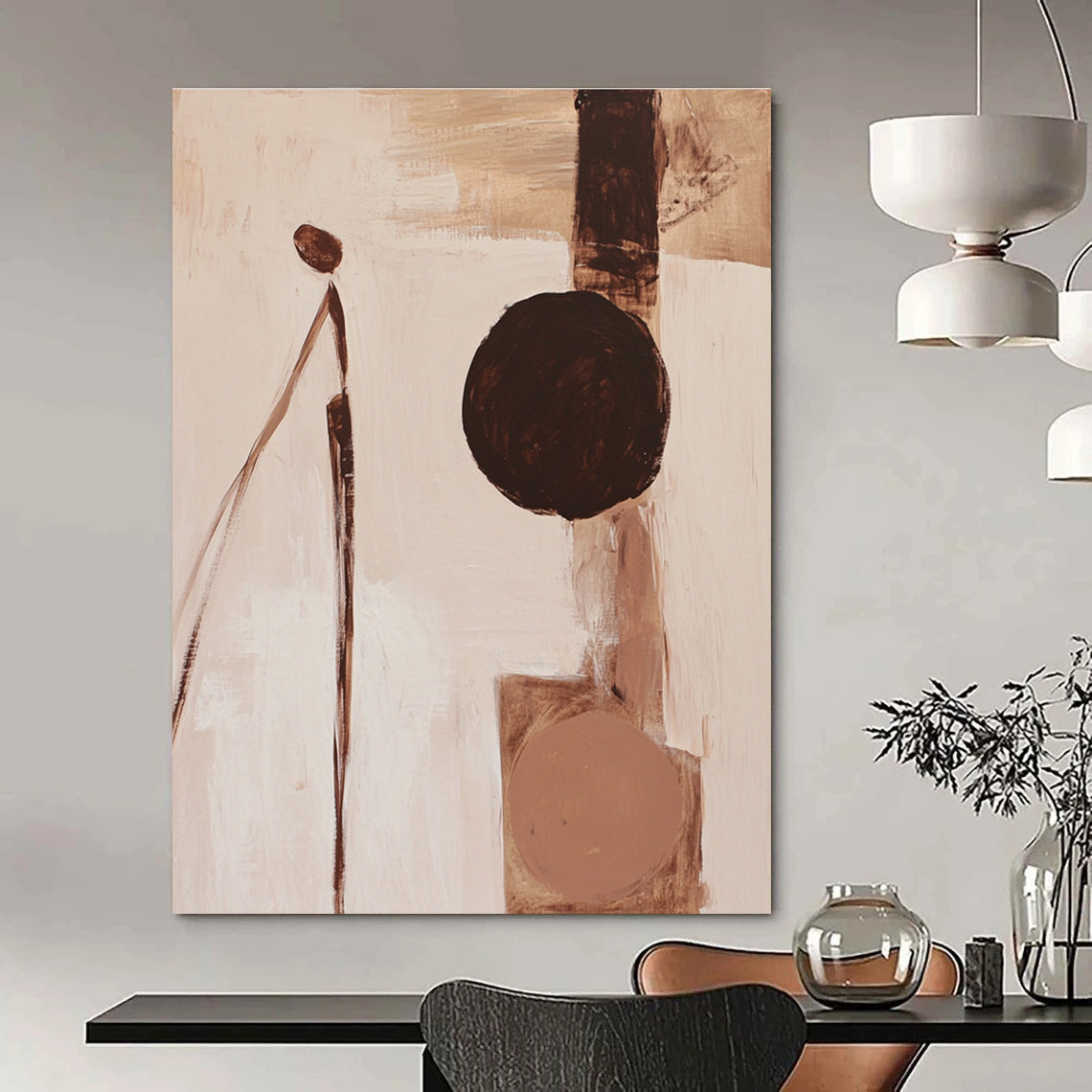 Abstract Figures Art for Studio & Entryway STSC695
