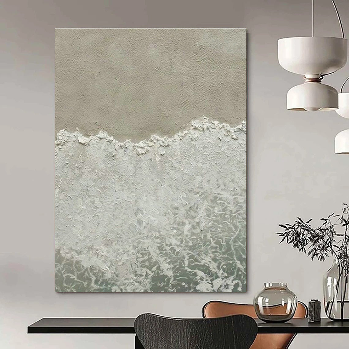 Textured Beach Art for Coastal Home Bedroom & Nautical - Themed Gift Shop DLZ1523
