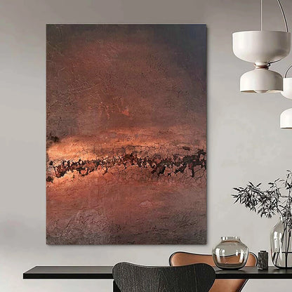 Brown - Texture Art for Rustic Steakhouse Dining Walls DLZ0190