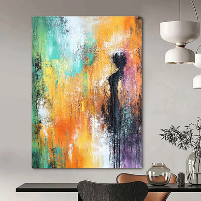 Colorful Silhouette in Abstract for Creative Home Office & Art - Centric Living Room STSC248