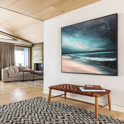 Moonlit Beach Serenity Art for Spa Retreat & Relaxation Room SC398