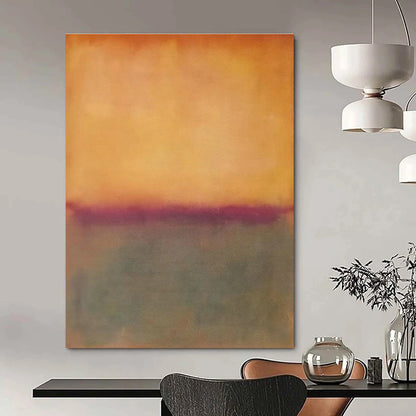 Subtle Gradient Sunset Art for Bedroom & Meditation Space DLZ2302