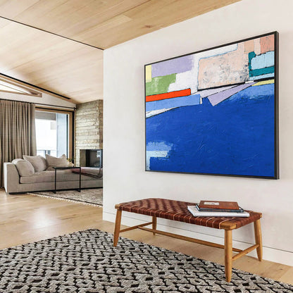 Colorful Color - Block Abstract Art for Community Center Gallery DLZ2959