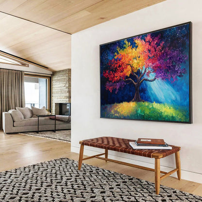 Fantasy Tree Night Sky Art for Boho - Chic Rooftop Garden Hangouts DLZ3197