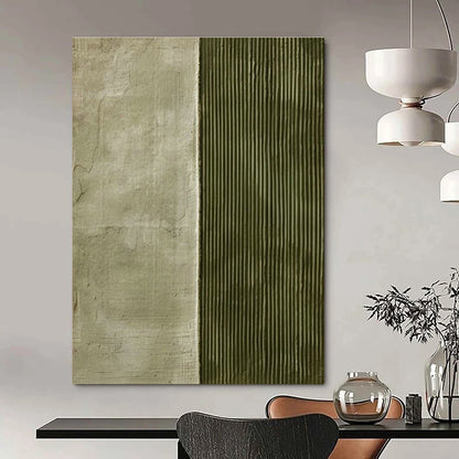 Green - Gray Divided Art for Bedroom & Hallway DLZ0331