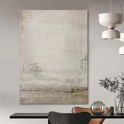 Gray - White Textured Art for Industrial Loft & Minimalist Bedroom DLZ1876