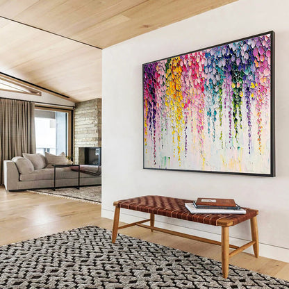 Color Dot Abstract Art for Creative Studio Breakout Zone Walls DLZ3289