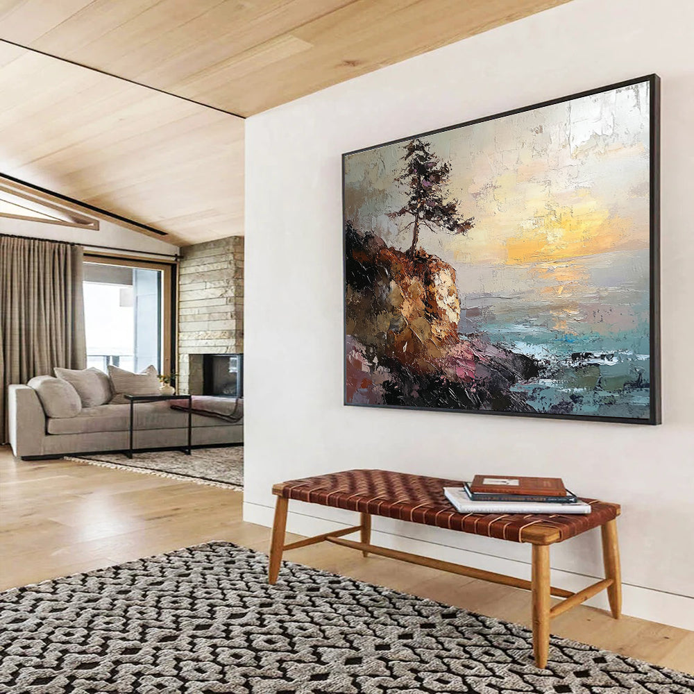 Romantic Landscape Art for Coastal Villa & Fine Dining Restaurant SC599
