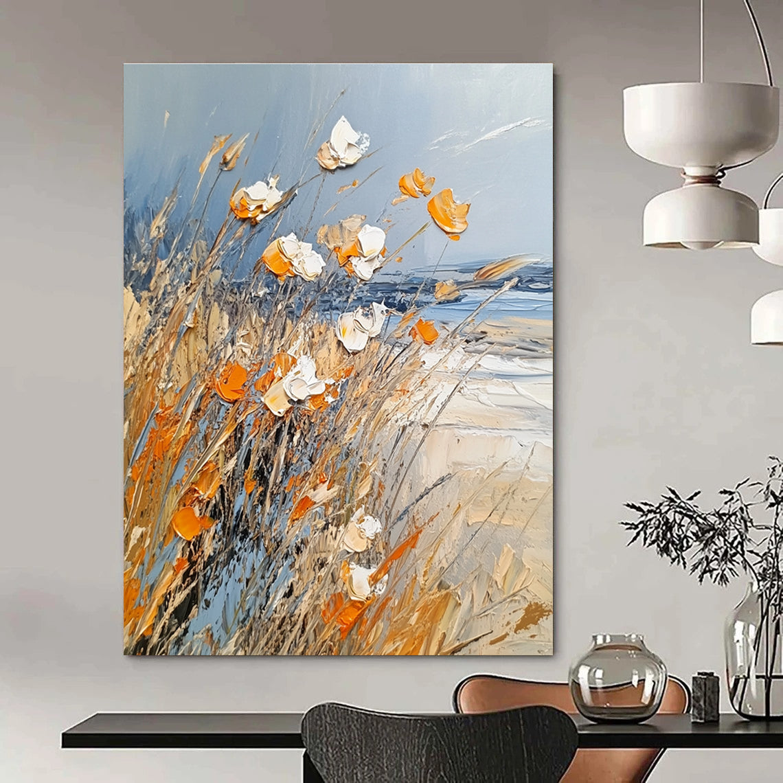 Coastal Flowers for Beachside Home & Nautical - Themed Café STSC880