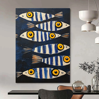 Striped Fish for Seafood Restaurant & Beach House Decor STSC1171
