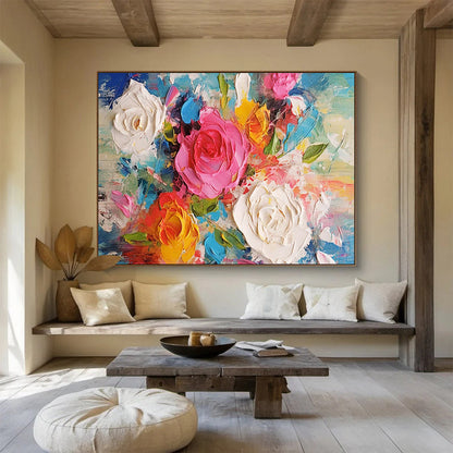 3D Floral Relief Art for Romantic Wedding Venue Ceremony Backdrops DLZ3268