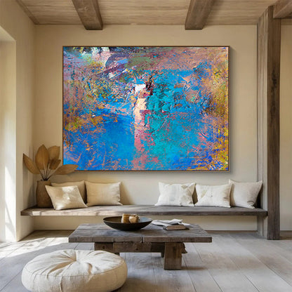 Blue - Purple Abstract Art for Artistic Studio DLZ2750