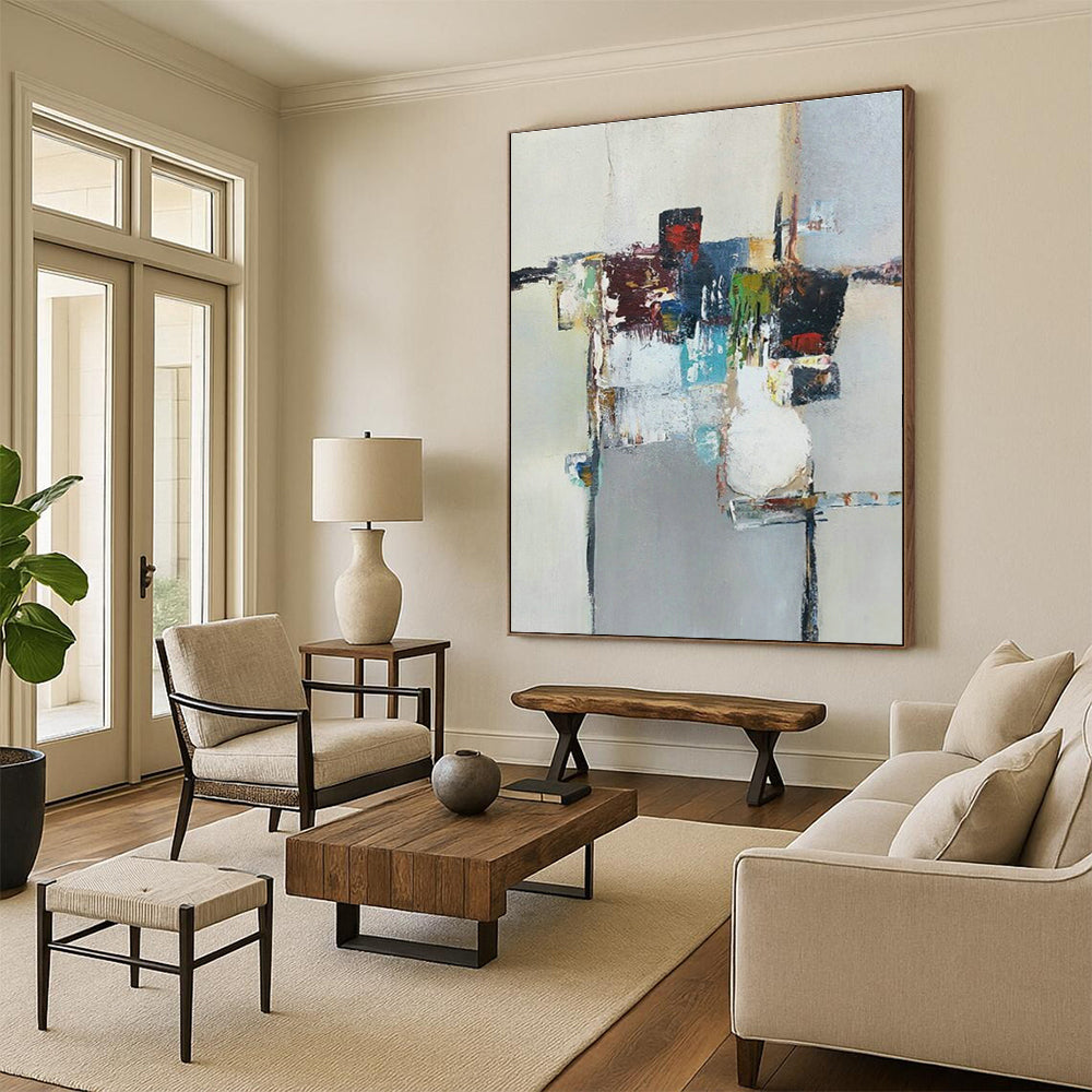 Colorful Geometric Abstract for Urban Loft Studio & Modern Art Gallery Pop - Up DLZ0924