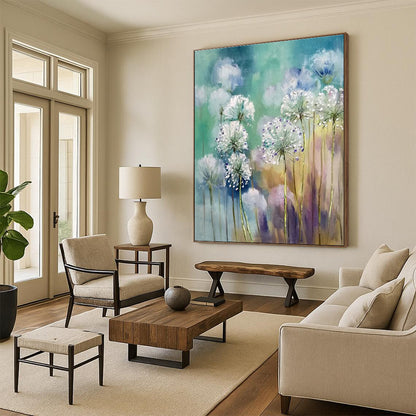 Dandelion Floral Art for Garden - Themed Tea Room & Florist Shop DLZ1039