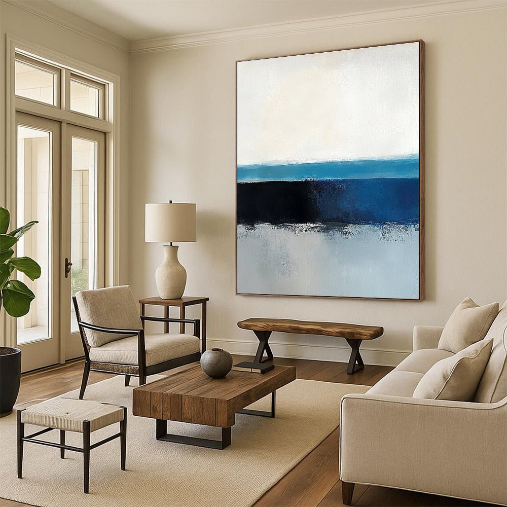 Minimalist Blue and White for Modern Office & Scandinavian - Style Home STSC342