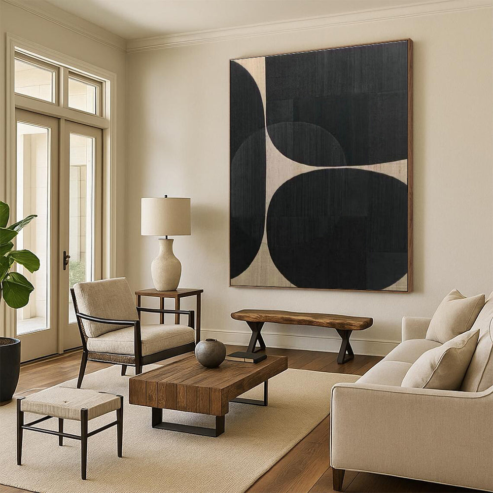 Geometric Shape Art for Industrial - Style Home Office Accent Walls DLZ0228