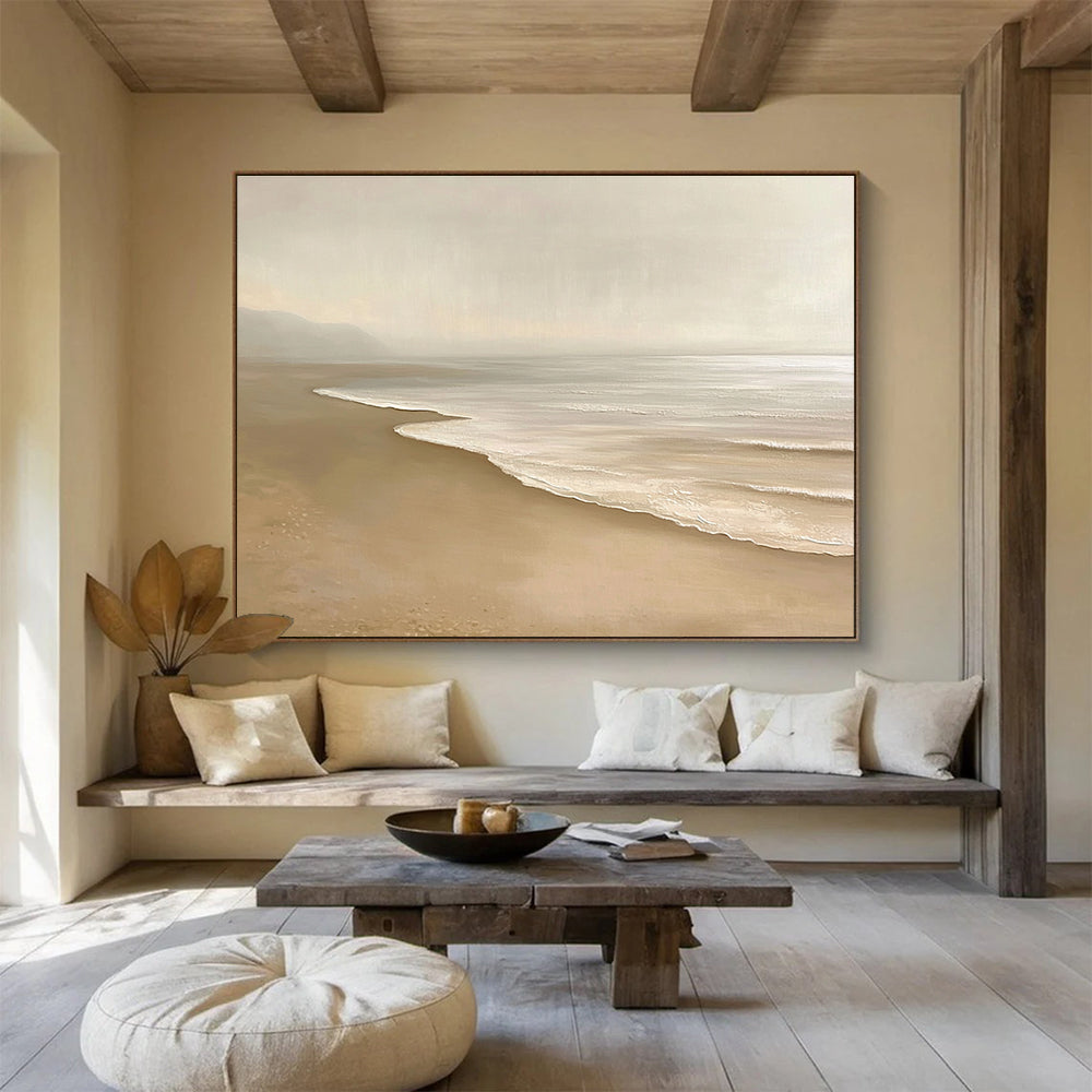 Minimalist Beach Art for Scandinavian - Style Home & Minimalist Art Gallery SC424