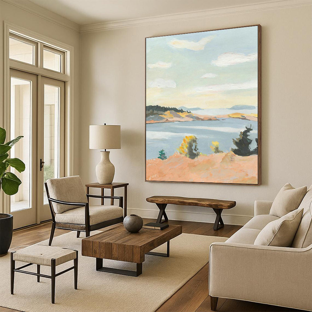 Coastal Landscape Art for Beachfront Home & Seaside Café DLZ2160