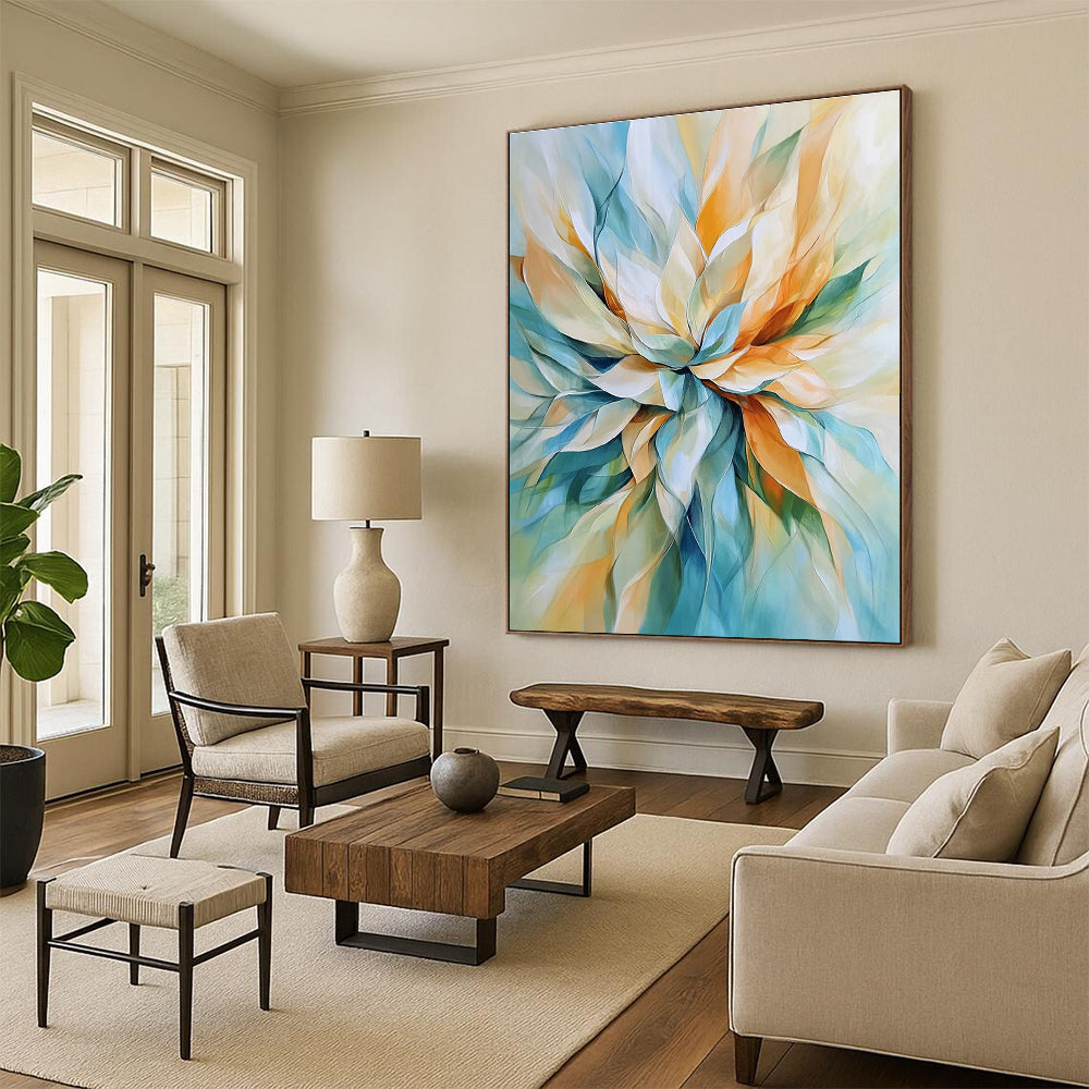 Abstract Flower Art for Bedroom & Living Room STSC670