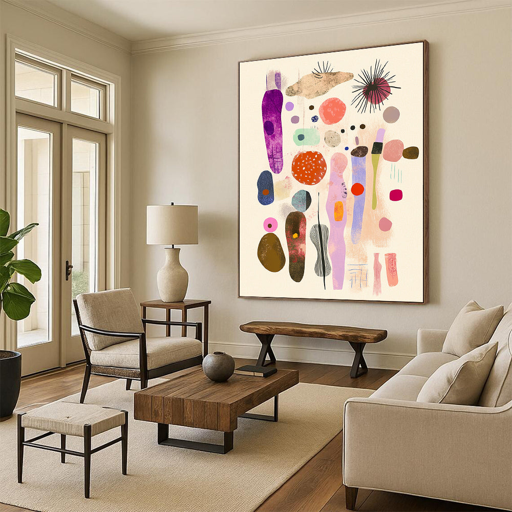 Whimsical Abstract Shapes for Quirky Home Kids’ Room & Art - Centric Community Center STSC1049