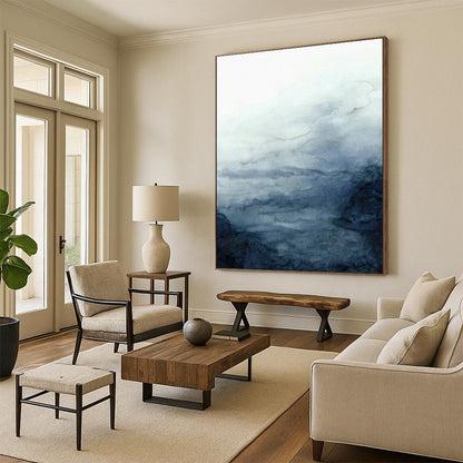 Ink - Wash Cloud Shadows for Traditional Chinese Study & Rainy - Day Bookstore DLZ0946