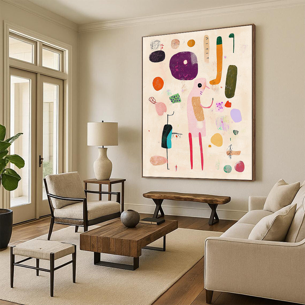 Abstract Colorful Figures for Playful Kids’ Room & Art - Loving Daycare STSC1287