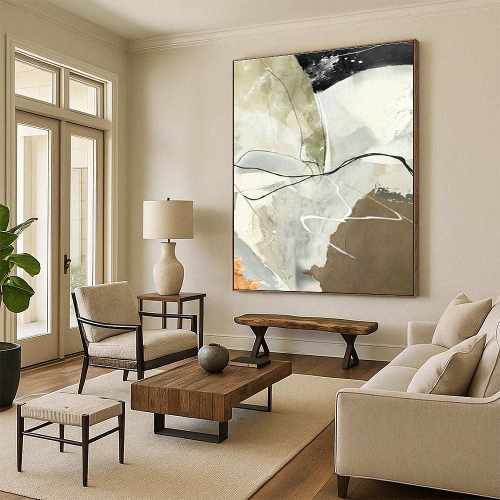 Line - Interwoven Abstract Art for Modern Office & Art Gallery DLZ1244