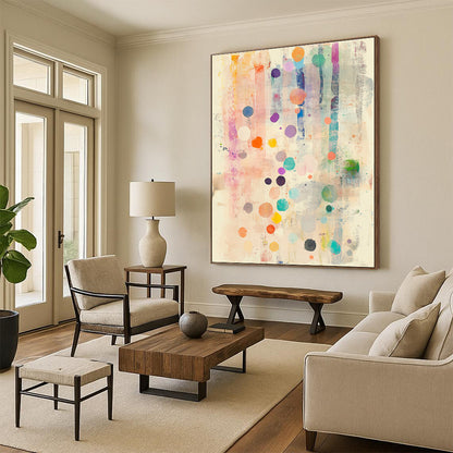 Colorful Dots and Stripes for Playful Kids’ Playroom & Art - Inspired Café STSC1203