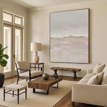Textured Beach Art for Coastal Café & Relaxing Spa Waiting Room DLZ1511