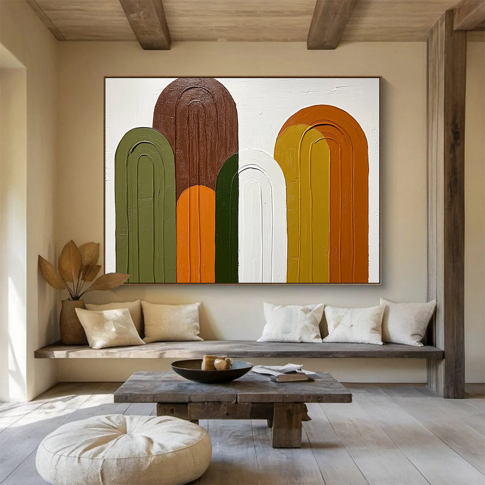 Vibrant Abstract Art for Modern Living Room & Creative Office SC590