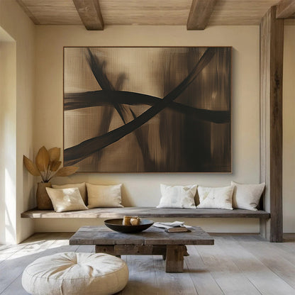 Edgy Minimalist Art for Industrial Loft & Contemporary Office SC586