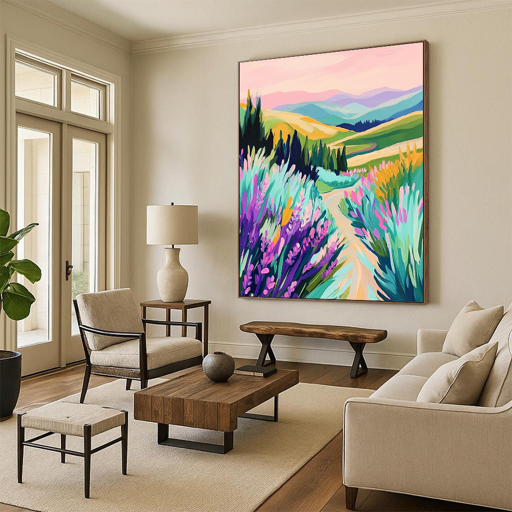 Colorful Landscape Path for Nature - Inspired Bedroom & Outdoor - Themed Café STSC1224