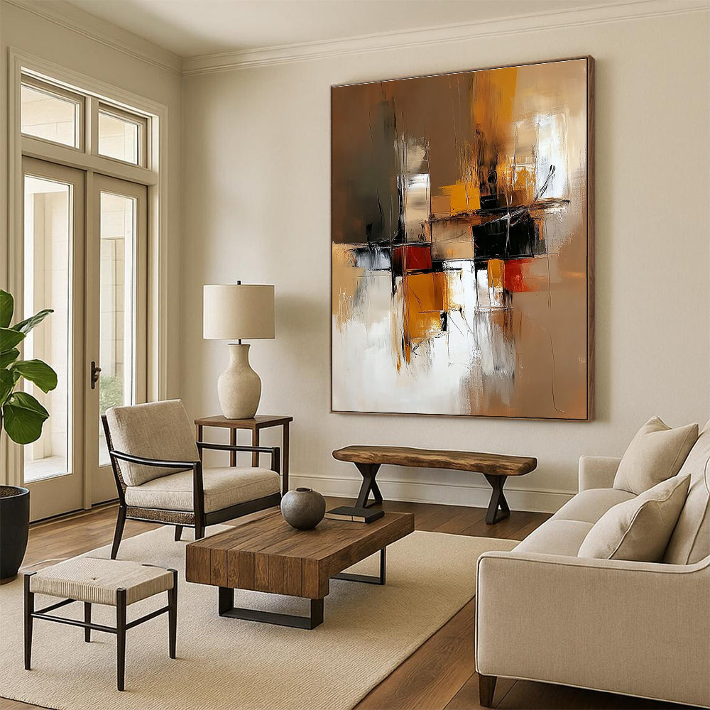 Geometric Abstract Composition for Modern Office & Architectural - Inspired Home STSC648