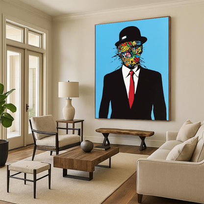 Graffiti - Faced Man Art for Urban Home Loft & Street Art Gallery STSC1056