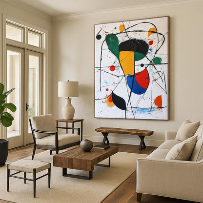Colorful Abstract Shapes for Playful Children’s Room & Modern Art Gallery Café STSC377