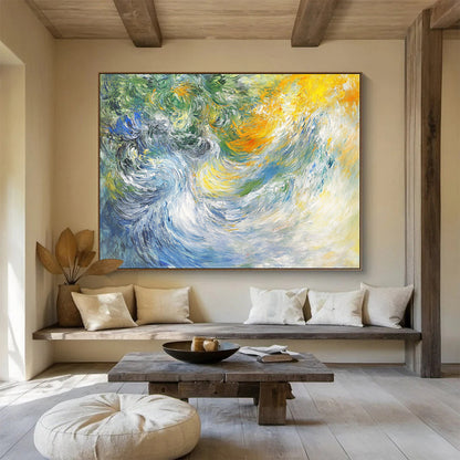 Colorful Ocean Waves Art for Surf Shop & Art - Lovers’ Café SC414