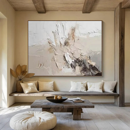 Beige - Gold Textured Abstract for Minimalist Living Room DLZ3002