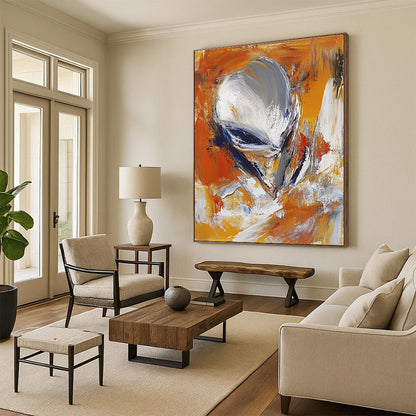 Abstract Alien Figure for Sci - Fi Lounge & Creative Kids’ Room STSC626