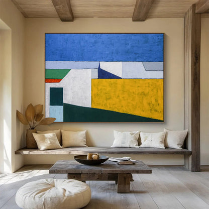 Color - Block Abstract for Contemporary Dining Room DLZ2941
